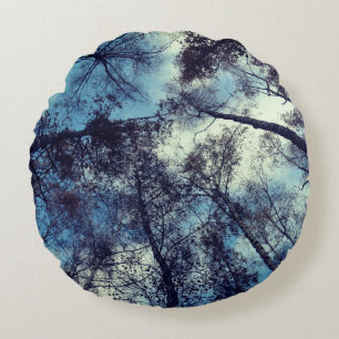 Nature Brushed Polyester Rundkissen 41 cm Rundes Kissen