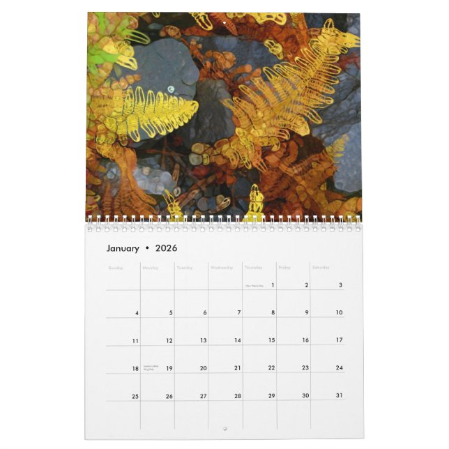 Nature - calendrier de style de Paintography (Jan 2026)