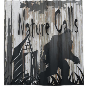 "Nature Calls" Duschvorhang