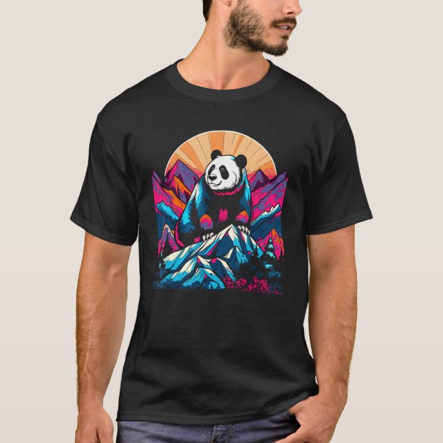 Nature Camping Panda T-Shirt (Vorderseite)