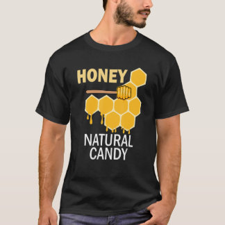 Nature Candy Wildlife Bees Honeycomb Candy T-Shirt
