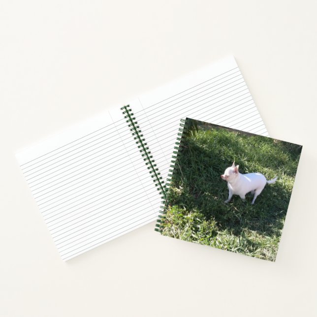 Nature Chihuahua Spiral Notebook Notizbuch (Innenseite)