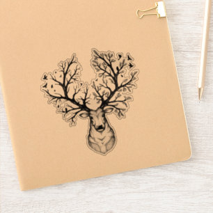 Nature Deer Aufkleber