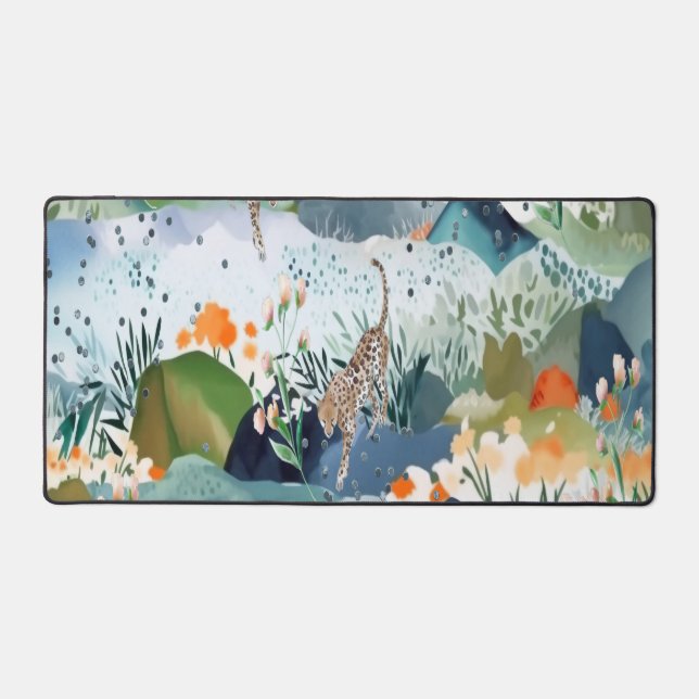 Nature Design Desk Mat mit Chita. Schreibtischunterlage (Vorderseite)