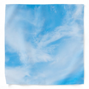 Nature Elegant Template Blue Sky White Clouds Halstuch
