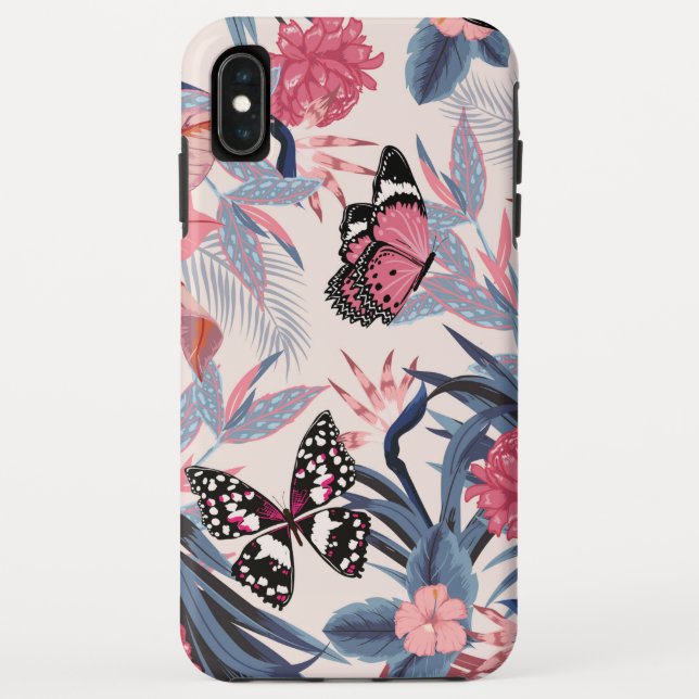Nature Floral Fashion Case-Mate iPhone Hülle (Rückseite)