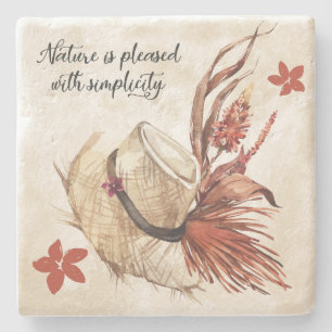 Nature Floral Hat Untersetzer