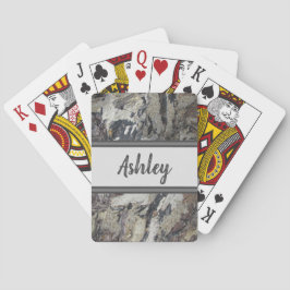Nature Foto Beach Abstraktes Muster Driftwood Spielkarten