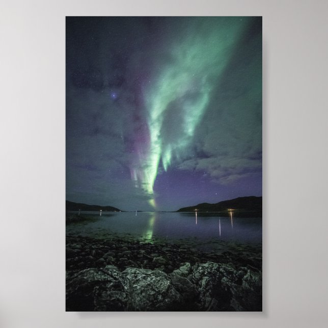 Nature Foto Nord Lights Poster (Vorne)