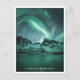 Nature Foto Nord Lights Postkarte