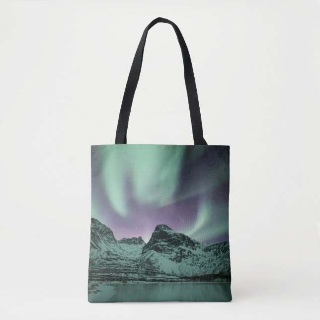 Nature Foto Nord Lights Tasche (Vorderseite)