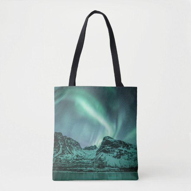 Nature Foto Nord Lights Tasche (Vorderseite)