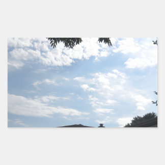 Nature Foto Skyline CherryHill NewJersey NVN666 F Rechteckiger Aufkleber