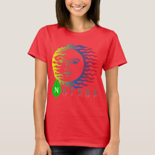 Nature gewundener Krawatten-T - Shirt