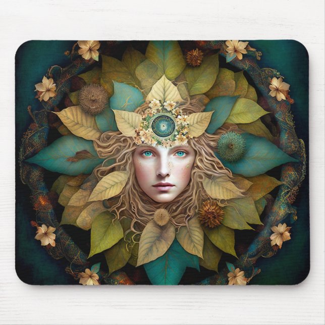 Nature Goddess Mandala Mousepad (Vorne)