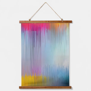 Nature Haze Art Print Wandteppich Mit Holzrahmen