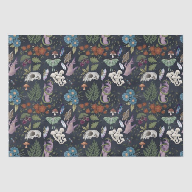 Nature Hexe Seidenpapier (Vorderseite)