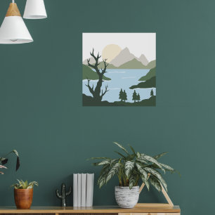 Nature Illustration Poster