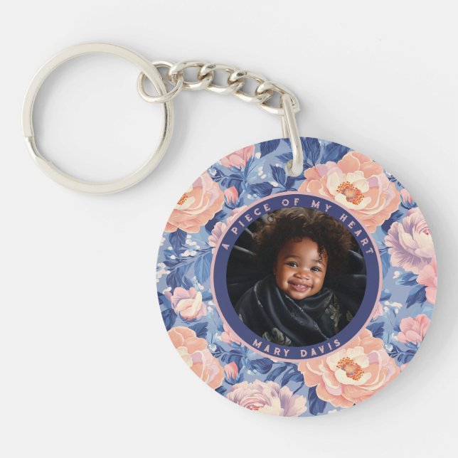 Nature-inspired Valentine Gifts For Him Custom  Schlüsselanhänger (Vorderseite)