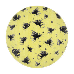 Nature-Inspiriert Bienenpfropfen - Kunstgeschenk Schneidebrett