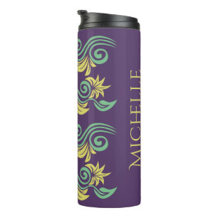Nature-Inspiriert individuelle Name-Wäscher Thermosbecher