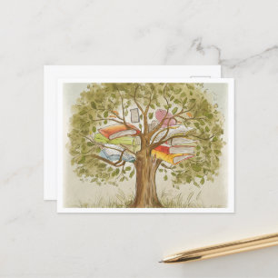 Nature Inspiriert Learning Postcard Postkarte