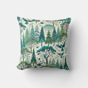 Nature Inspiriert Nahtloses Design Kissen