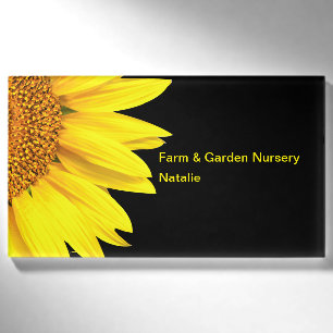 Nature Inspiriert Name der Sonnenblume Mitarbeiter Namenschild
