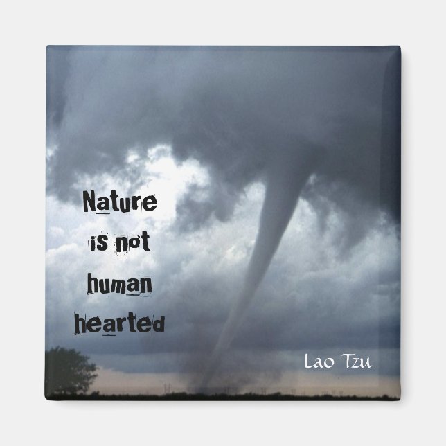 Nature Lao Tzu Magnet de citation (Devant)