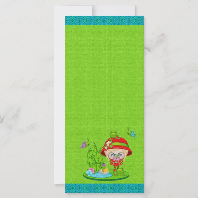 Nature Lover Frog Fee Lesezeichen (Vorderseite)