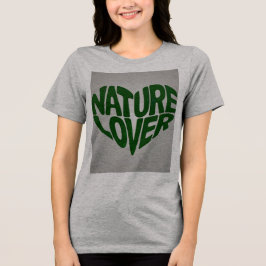 Nature Lover Green Gray T - Shirt