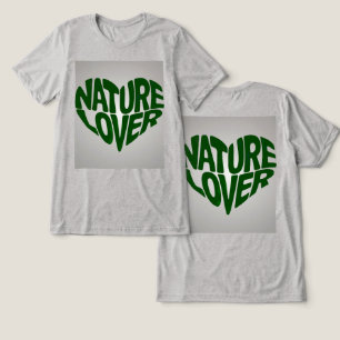 Nature Lover Green Gray Tri-Blend Shirt