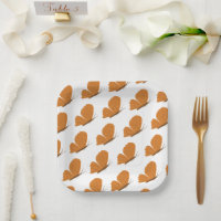 Nature Lover Illustriert Orange Butterfly Pattern