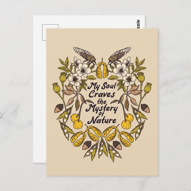 Nature Lover Insect Postkarte (Vorne/Hinten)