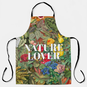 Nature Lover Print Schürze