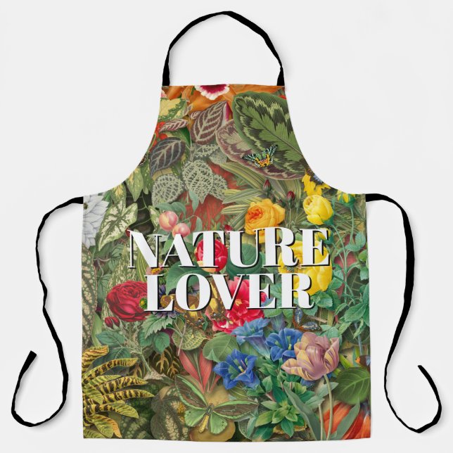 Nature Lover Print Schürze (Vorderseite)