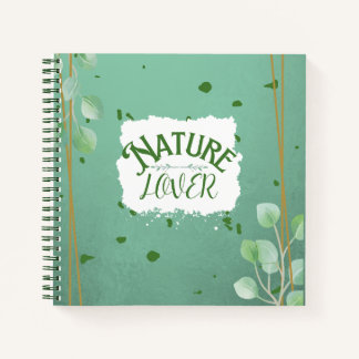 Nature Lover Spiral Notebook Blank Page Journal Notizbuch