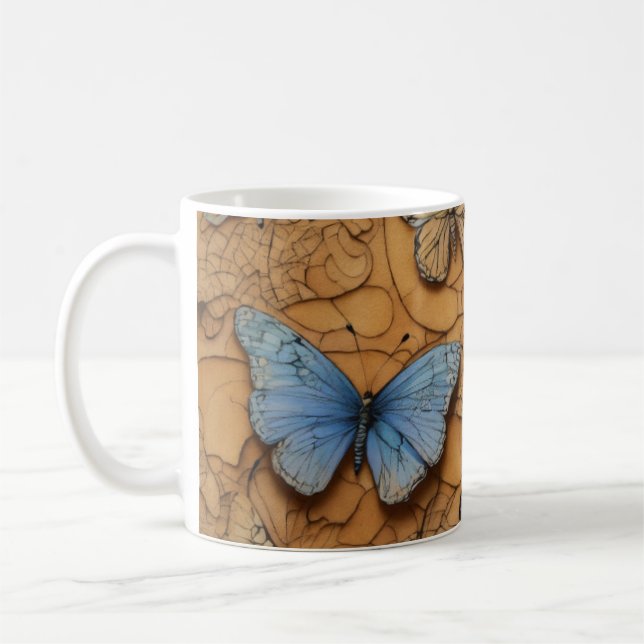 Nature Lover's Butterfly Coffee Cup: Sip in Transf Kaffeetasse (Links)