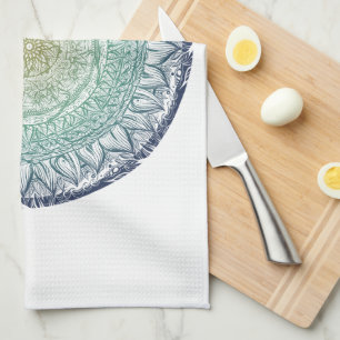 Nature Lovers Mandala Art Mandalase Design Geschirrtuch