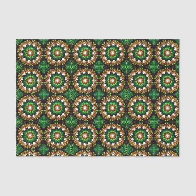 Nature Mandala Tissue Paper Seidenpapier (Vorderseite)