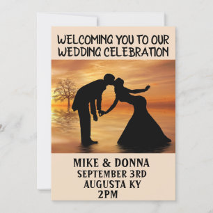 NATURE MARIAGE EXTÉRIEURE COUPLE INVITATIONS