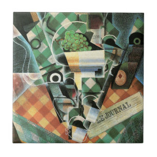 Nature morte à la nappe à carreaux de Juan Gris