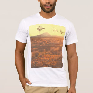 Nature Mountain South Africa ZA Wind Pump T-Shirt