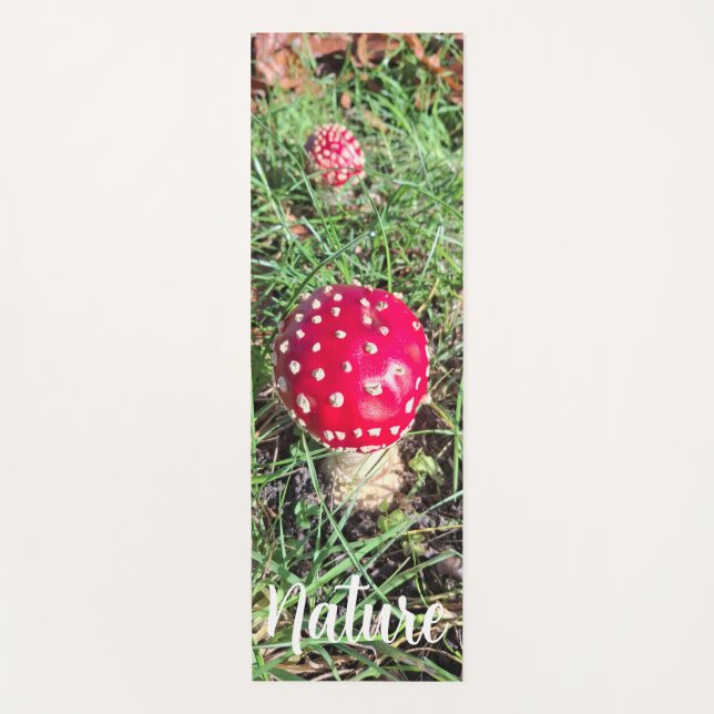 Nature mushroom  yogamatte (Vorderseite)