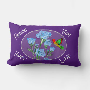 Nature Peace, Joy, Hope, Liebe Lendenkissen