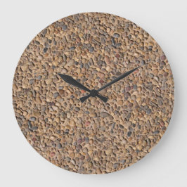 Nature Pebble Rocks Foto Große Wanduhr