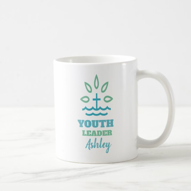 Nature Personalisiert Youth Leader Director Pastor Kaffeetasse (Rechts)