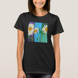 Nature Pflanze Botanischer Garten Blume Pop Daisy T-Shirt