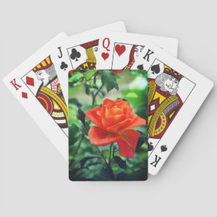 Nature Pink Rose Blume-46458 Spielkarten
