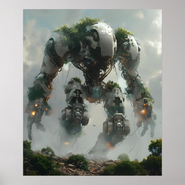 Nature Robot Titan Warrior Poster (Vorne)